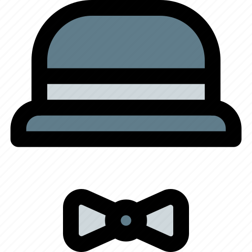 Retro, bow tie, hat icon - Download on Iconfinder