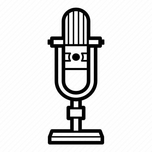 Announcement, mic, microphone, old microphone, podcast, radio host, retro microphone icon - Download on Iconfinder
