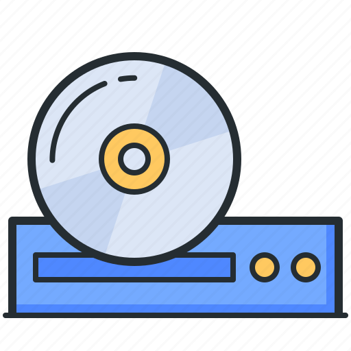 Dvd, player, retro, cd icon - Download on Iconfinder