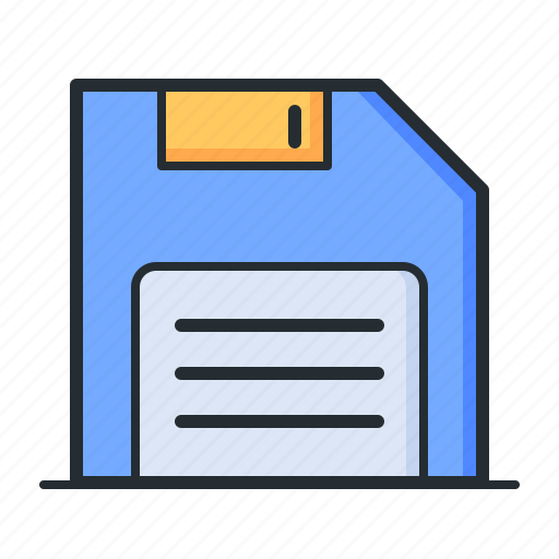 Retro, outdated, software, floppy disk icon - Download on Iconfinder