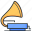gramophone, retro, outdated, music 