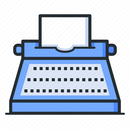 Typewriter, retro, technology, writing icon - Download on Iconfinder