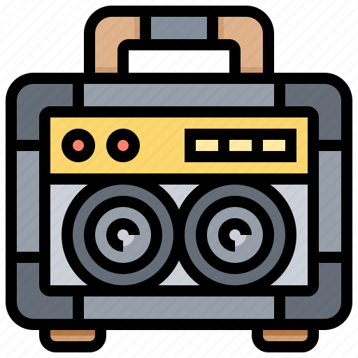Amplifier, electronic, radio, speaker, technology icon - Download on Iconfinder