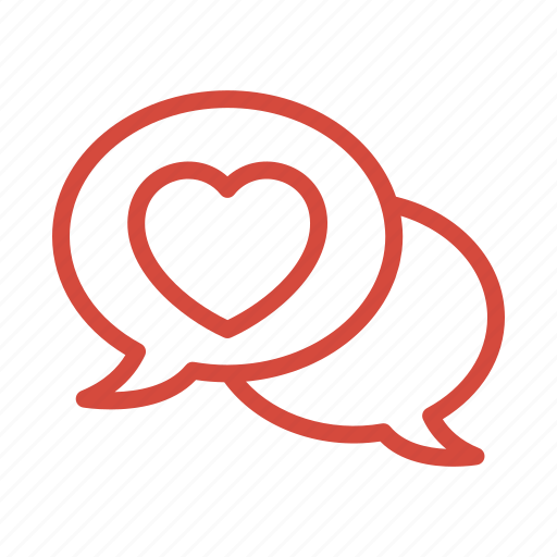 Chat, communication, love, heart icon - Download on Iconfinder