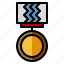 emblem, insignia, medal, badge, sports, competition, achievement 