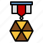 insignia, emblem, badge, honor, medal 