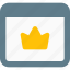 crown, browser, rewards, webpage 