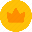 crown, circle, badge, rewards