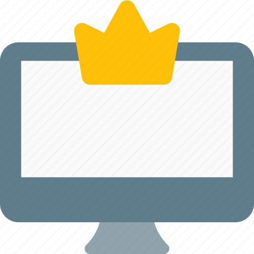 Crown, dekstop, rewards, royal icon - Download on Iconfinder
