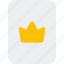 crown, file, rewards, document 
