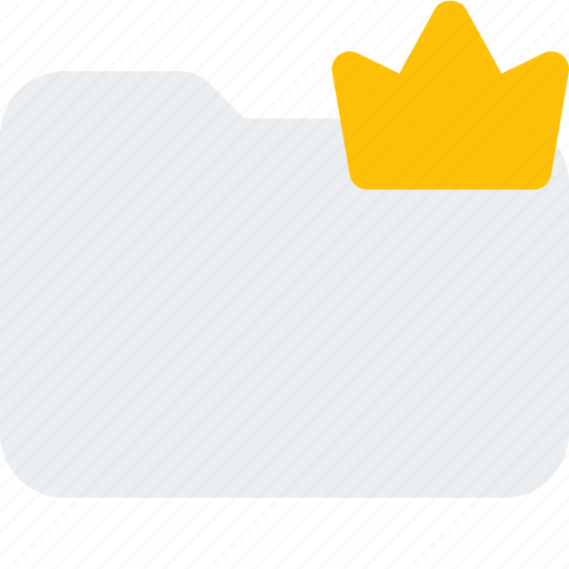Crown, folder, rewards, royal icon - Download on Iconfinder