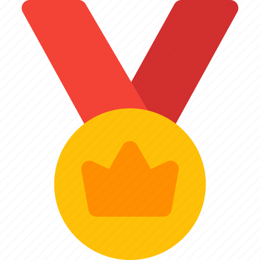 Crown, medal, rewards, emblem icon - Download on Iconfinder