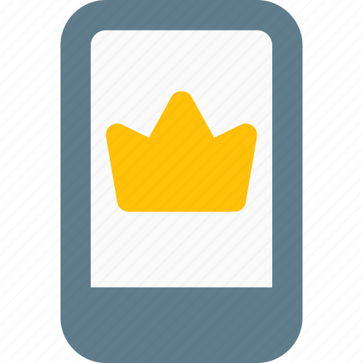 Crown, mobile, rewards, smartphone icon - Download on Iconfinder