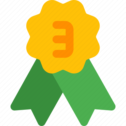 Flower, bronze, emblem, rewards icon - Download on Iconfinder
