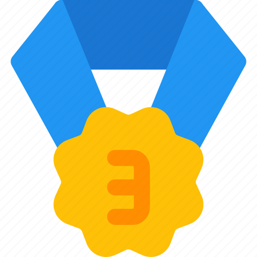 Flower, bronze, medal, rewards icon - Download on Iconfinder