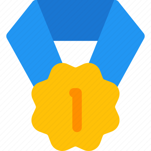 Flower, gold, medal, rewards icon - Download on Iconfinder