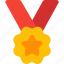 flower, star, medal, rewards 