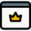crown, browser, rewards, webpage 