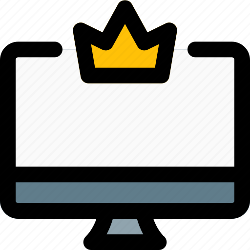 Crown, dekstop, rewards, royal icon - Download on Iconfinder