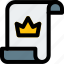 crown, paper, rewards, royal 