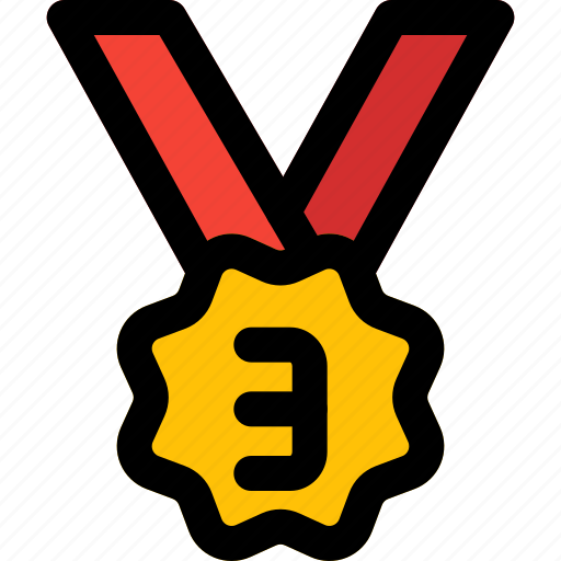 Flower, bronze, medal, rewards icon - Download on Iconfinder