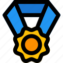 flower, medal, rewards, emblem