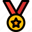 star, medal, rewards, badge 