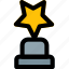 star, trophy, rewards, award 