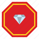 badge, diamond, game, rank