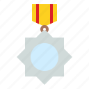 badge, competition, level, medal