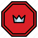 badge, crown, game, rank