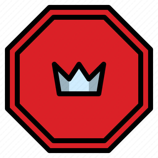 Badge, crown, game, rank icon - Download on Iconfinder
