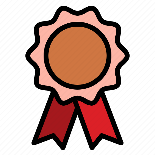 Award, badge, copper, reward icon - Download on Iconfinder