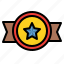 badge, quality, rank, reward, star 