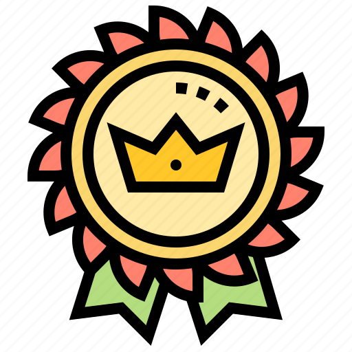Badge, champion, golden, medal, reward icon - Download on Iconfinder