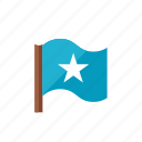 flag, star