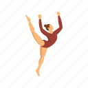 girl, gymnastic, person, woman, young