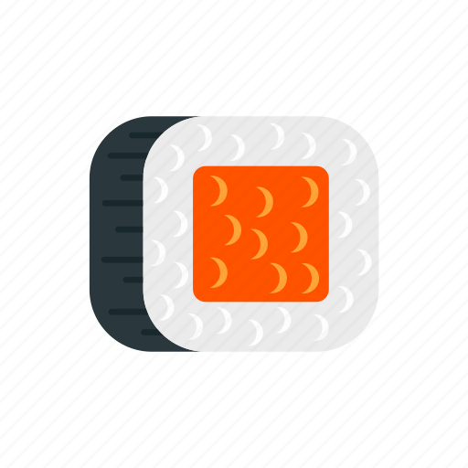 Caviar, fish, food, meal, roll, salmon, sushi icon - Download on Iconfinder
