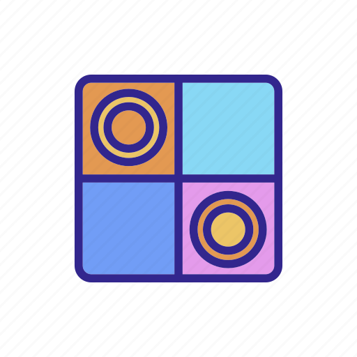 Board, checkers, game, outline, play, puzzle, riddle icon - Download on Iconfinder