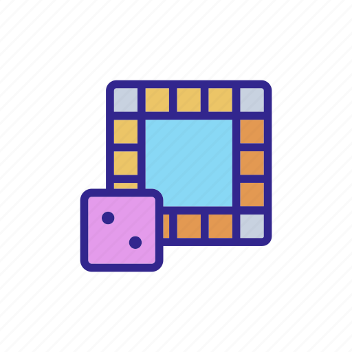 Cube, field, game, outline, play, puzzle, riddle icon - Download on Iconfinder