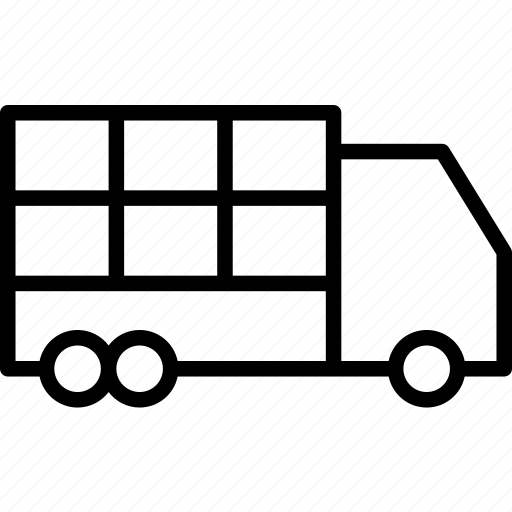 Cage, delivery, logistics, lorry, truck, vehicle icon - Download on Iconfinder