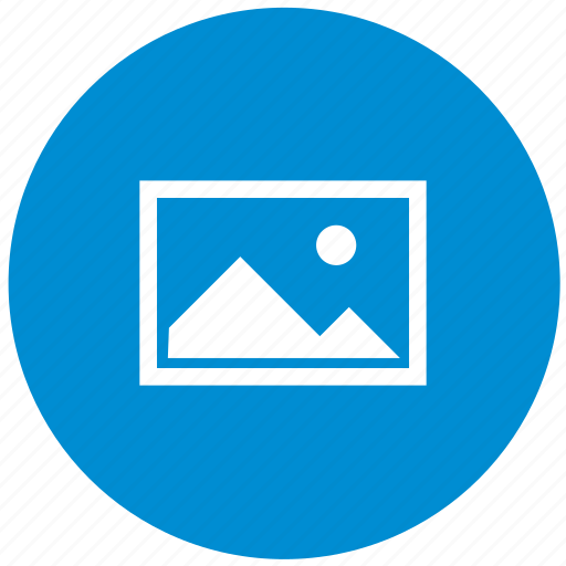 Album, blue, image, img, photo, picture, slide icon - Download on Iconfinder