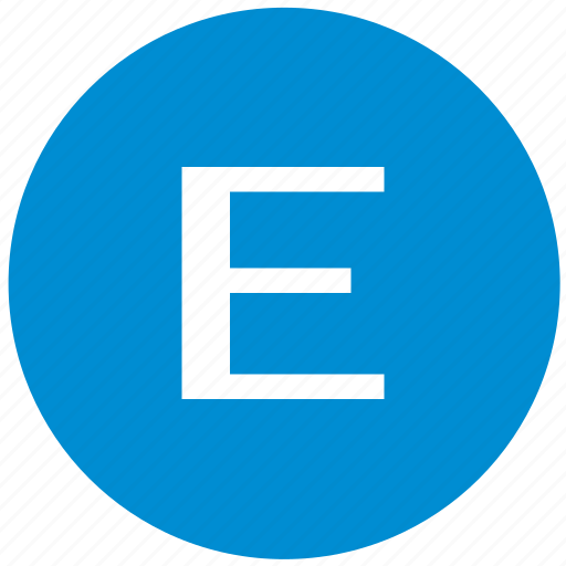 E, key, latin, letter icon - Download on Iconfinder