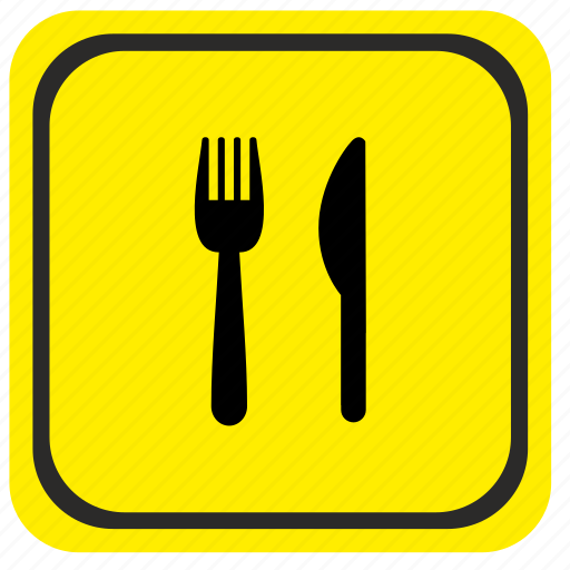 Cafe, eat, fast, food, pointer, road icon - Download on Iconfinder