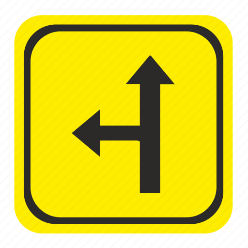Left, pointer, road, turn, way, poi icon - Download on Iconfinder