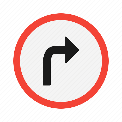 Right, turn, arrow, direction icon - Download on Iconfinder