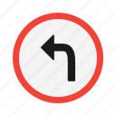 left, turn, arrow, direction
