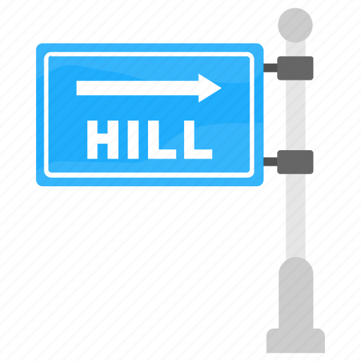 Hill signboard, hill station, road sign, traffic alert, traffic sign icon - Download on Iconfinder