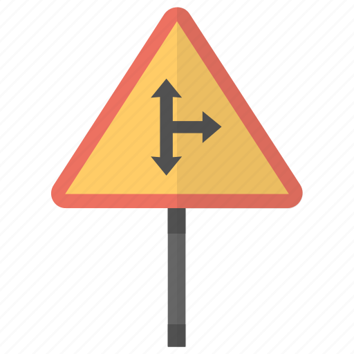 Direction sign, driving direction, road choice, road direction, traffic directions icon - Download on Iconfinder