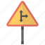 direction sign, driving direction, road choice, road direction, traffic directions 